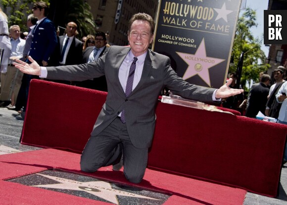Bryan Cranston a sa propre étoile à Hollywood