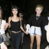 Miley Cyrus et Pixie Geldof en soirée à Londres le 20 juillet 2013