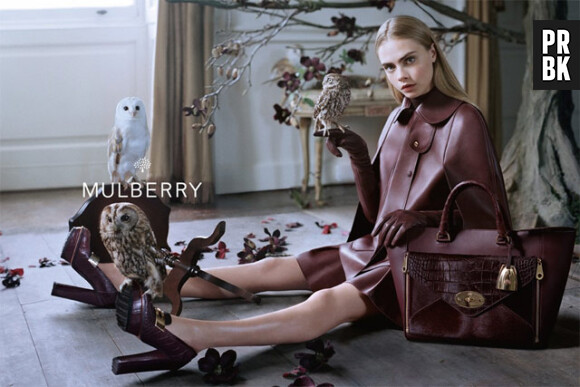 Les égéries de sacs à main : Cara Delevingne pour Mulberry