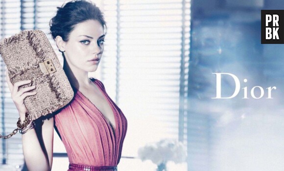 Les égéries de sacs à main : Mila Kunis pour Dior