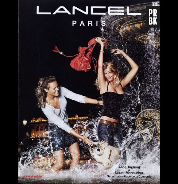 Les égéries de sacs à main : Alice Taglioni et Laure Manaudou pour Lancel