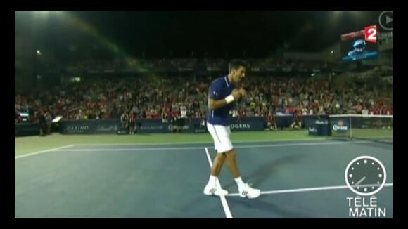 Novak Djokovic : danse de la joie au son de Get Lucky des Daft Punk sur le terrain