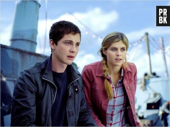 Logan Lerman et Alexandra Daddario, aka Percy et Annabeth dans Percy Jackson : La Mer des Monstres