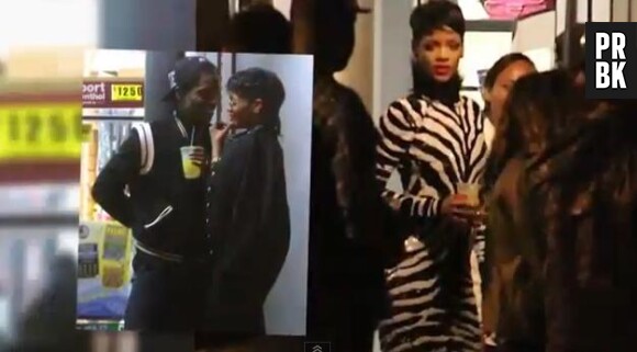 Rihanna sous le charme d'ASAP Rocky sur le tournage du clip "Work".
