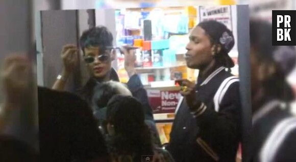 Rihanna flirte avec ASAP Rocky sur le tournage du clip "Work".