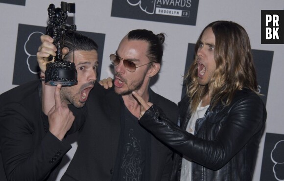 30 Seconds to Mars remporte le prix de meilleur clip rock aux MTV VMA 2013 le 25 août 2013