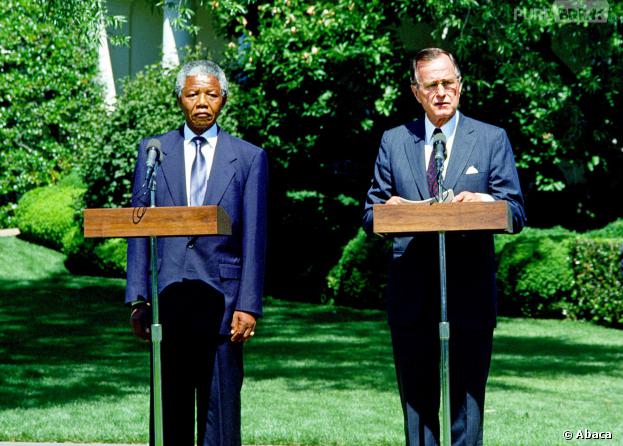 George Bush Père a annoncé par erreur la mort de Nelson Mandela