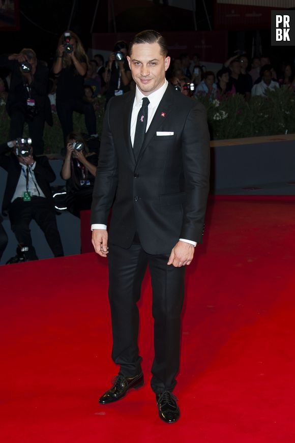 Tom Hardy à la première du film Locke à l'occasion du Festival International du Film de Venise le 2 septembre 2013