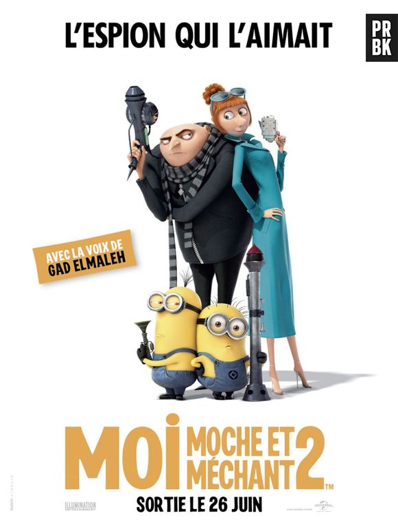Moi, Moche et Méchant 2 est le film le plus vu de 2013 en France