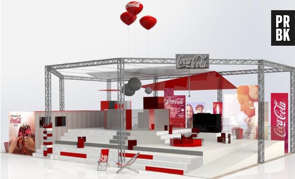 Autre forme de campagne originale : des vidéomathons Coca étaient installés aux Solidays, aux Eurockéennes et au festival Main Square d'Arras