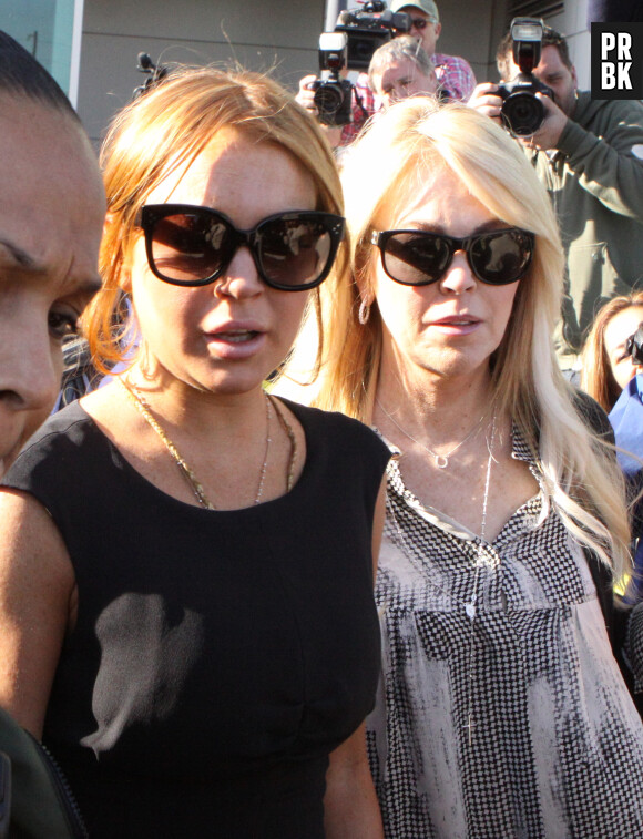 Lindsay Lohan : sa maman en état d'arrestation à New York.