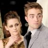 Robert Pattinson et Kristen Stewart pendant la promo de Twilight 5, en novembre 2012 à Berlin
