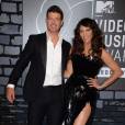 Robin Thicke et Paula Patton aux MTV Video Music Award 2013 le 25 aôut 2013