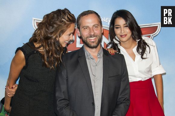 Mélissa Theuriau, Fred Testot et Leïla Bekhti à l'avant-première de Planes, le 24 septembre 2013 à Paris
