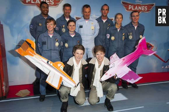 La Patrouille de France à l'avant-première de Planes, le 24 septembre 2013 à Paris