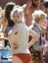 Amanda Seyfried en petite culotte sur le tournage du film While We're Young le 24 septembre 2013