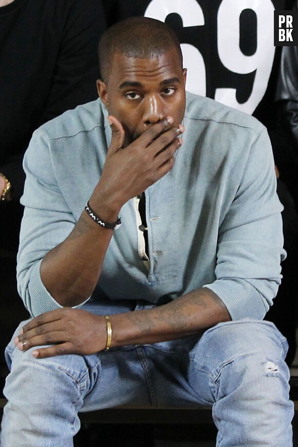 Kanye West pendant la Fashion Week de New York, le 8 septembre 2013