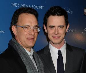 Colin Hanks et Tom Hanks à New York, le 10 mars 2009