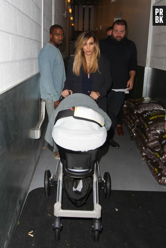 Kim Kardashian et Kanye West : sortie en famille avec North