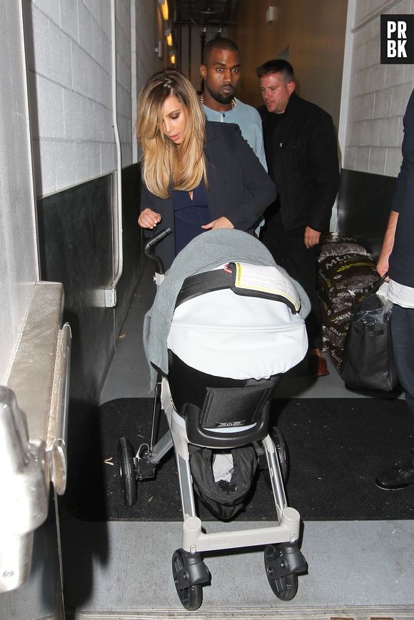 Kim Kardashian et Kanye West : sortie en famille avec North