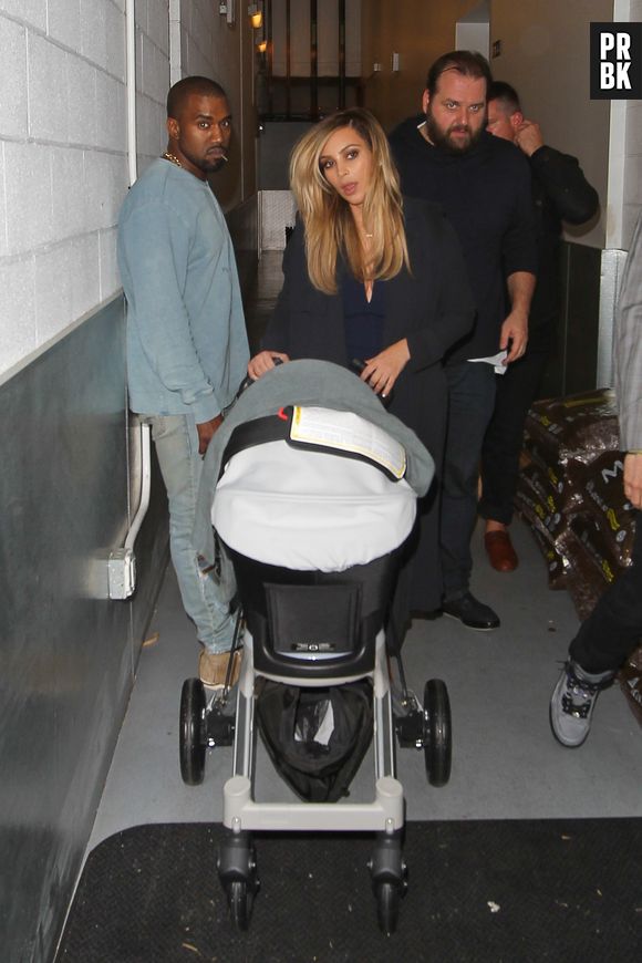 Kim Kardashian et Kanye West : sortie en famille avec North