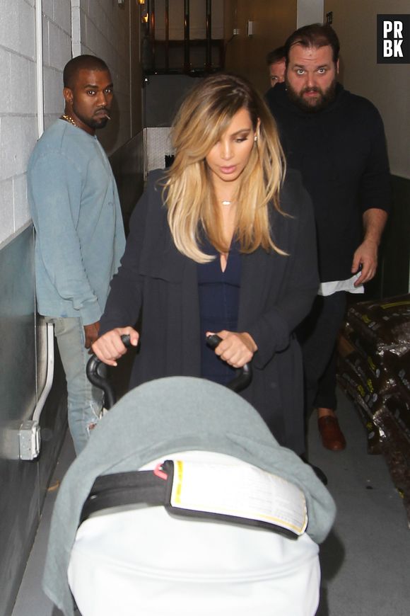 Kim Kardashian et Kanye West : sortie en famille avec North