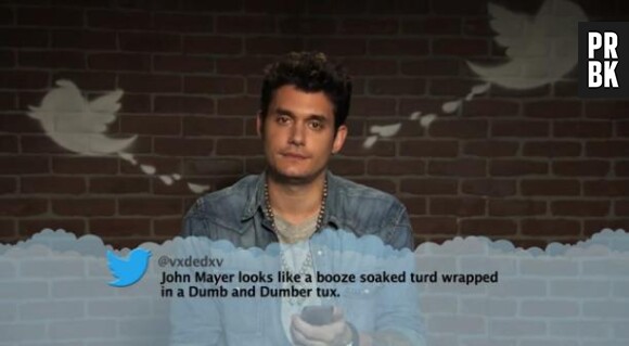 John Mayer lit un tweet méchant le concernant chez Jimmy Kimmel