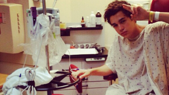 Austin Mahone à l'hôpital : caillots de sang et déshydratation pour le chanteur