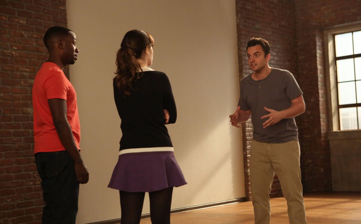 Photo : New Girl saison 3, épisode 6 : Nick face à Jess et Winston