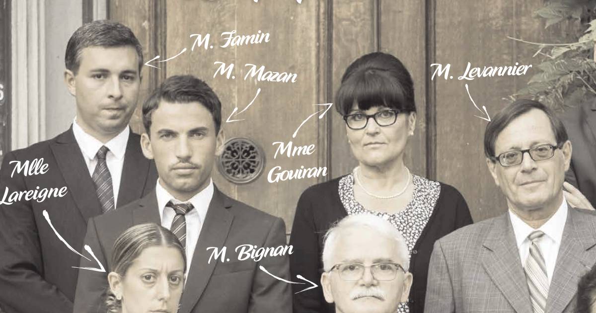 Retour au Pensionnat à la campagne : photo de classe des professeurs