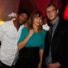 Sylvain Wiltord, Julie Ferrier et Amaury Leveaux à l'Invictus Award de Paco Rabanne à Paris, le 24 octobre 2013