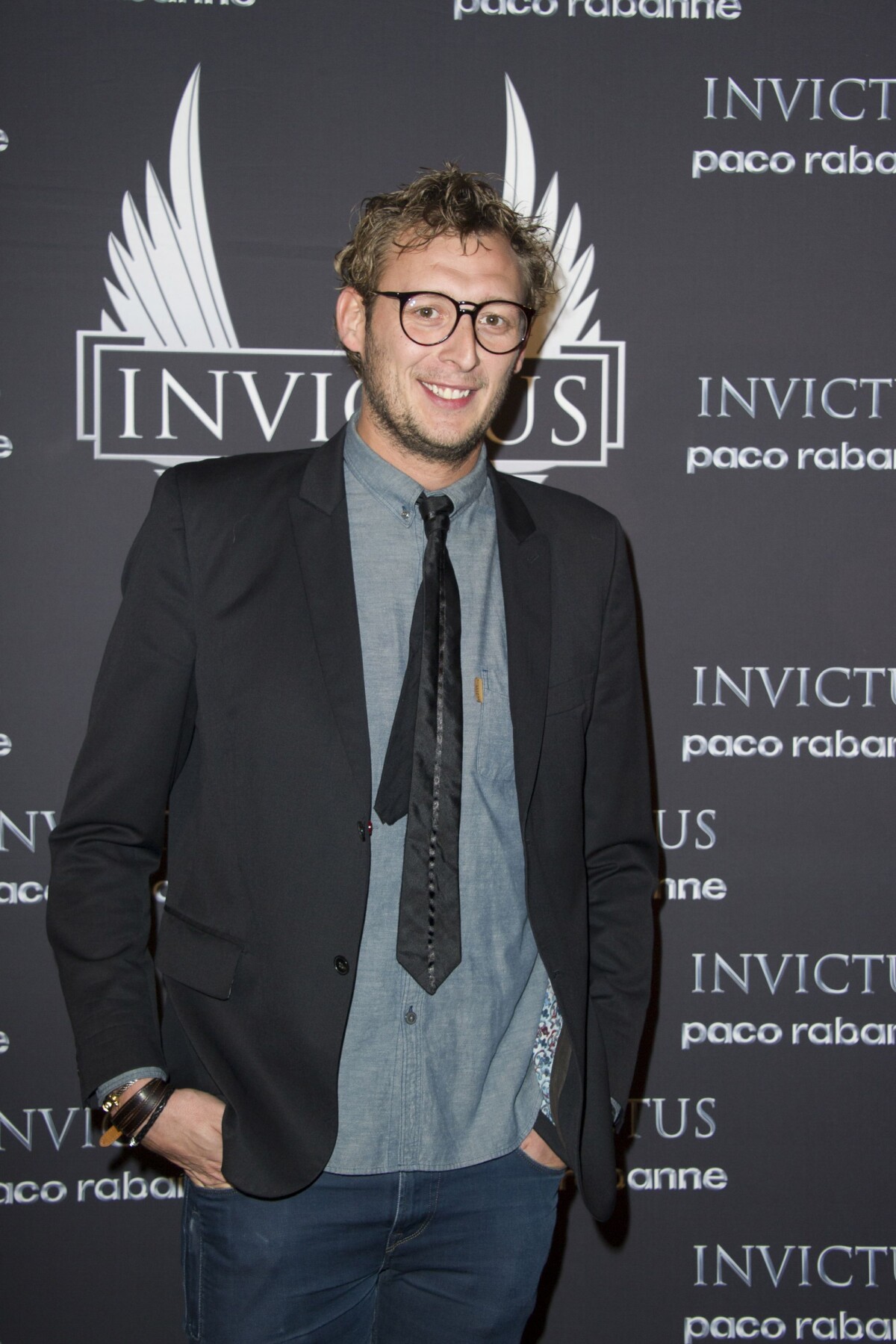 Photo : Amaury Leveaux à l'Invictus Award de Paco Rabanne à Paris, le