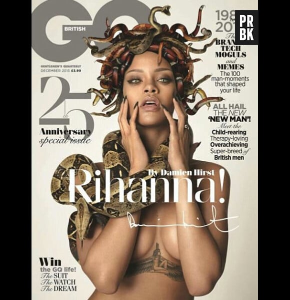 Rihanna : elle a posé nue et en mode Medusa pour GQ UK