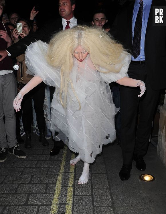 Lady Gaga à Londres le 25 octobre 2013