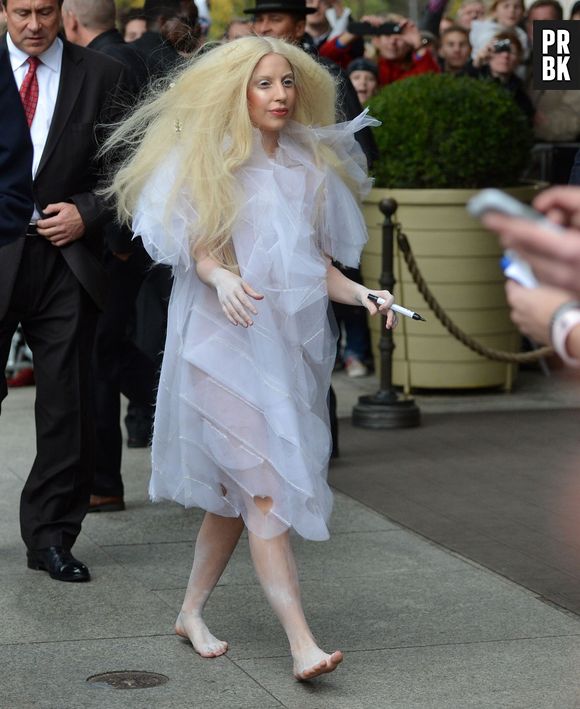 Lady Gaga à Londres le 25 octobre 2013