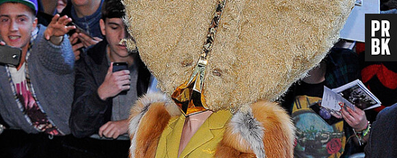 Lady Gaga en mode Bob l'éponge, en octobre 2013