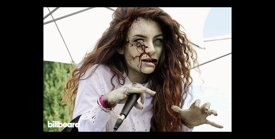 Lorde en zombie pour Halloween