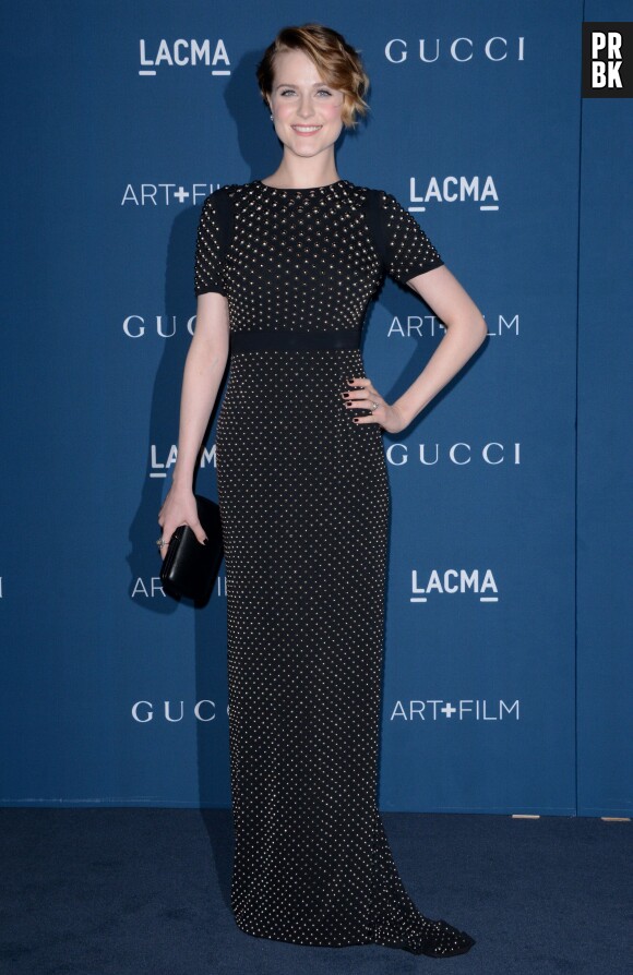 Evan Rachel Wood pour honorer Martin Scorsese aux LACMA le 2 novembre 2013