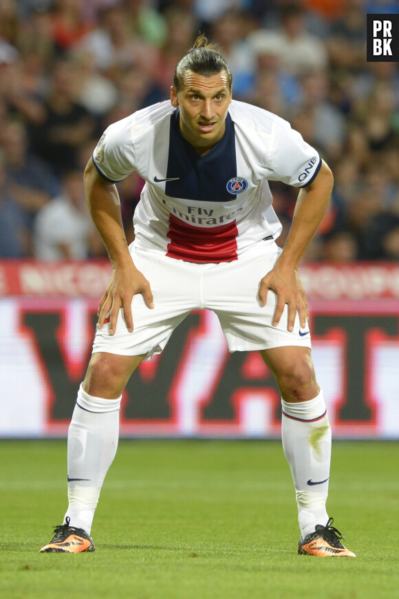 Zlatan Ibrahimovic avec le PSG face à Montpellier, le 9 août 2013