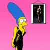 Marge Simpson relookée en Versace par Humor Chic