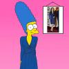 Marge Simpson relookée en Kate Middleton par Humor Chic