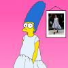 Marge Simpson relookée en Victoria Beckham par Humor Chic