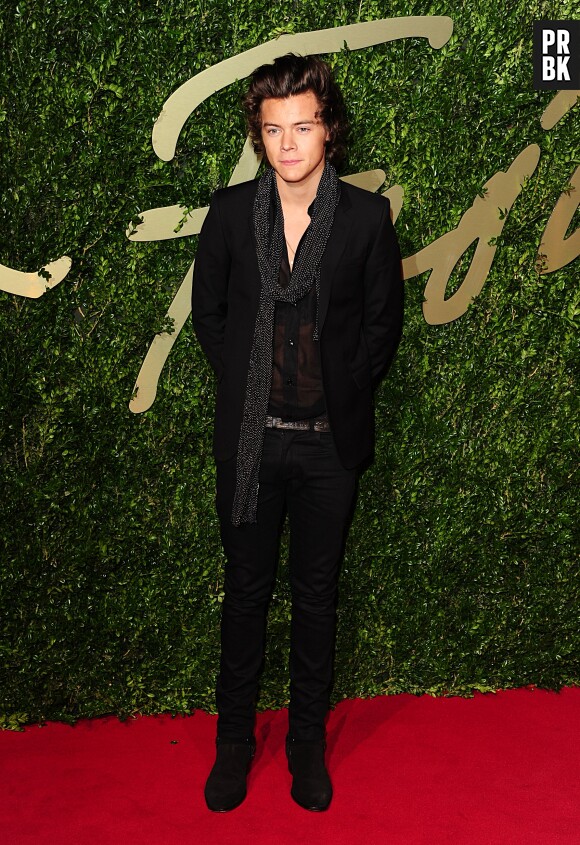 Harry Styles aux British Fashion Awards à Londres, le 2 décembre 2013