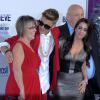 Justin Bieber avec ses grands-parents maternels lors de l'avant-première de Believe