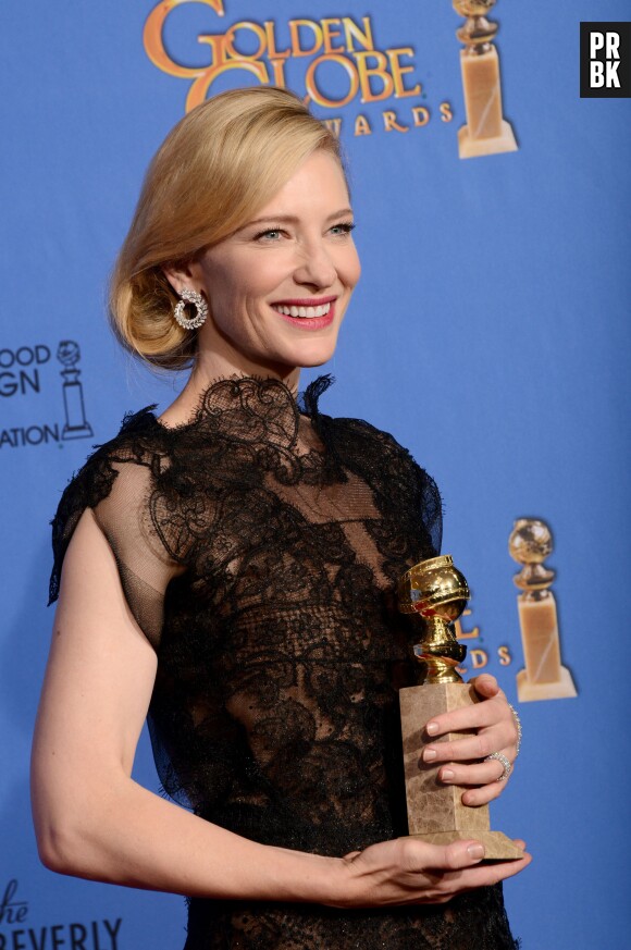 Golden Globes 2014 : Cate Blanchett gagnante du prix de meilleure actrice dans un film dramatique pour Blue Jasmine