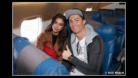 Irina Shayk et Cristiano Ronaldo Junior à Zurich pour soutenir le futur Ballon d'or 2013