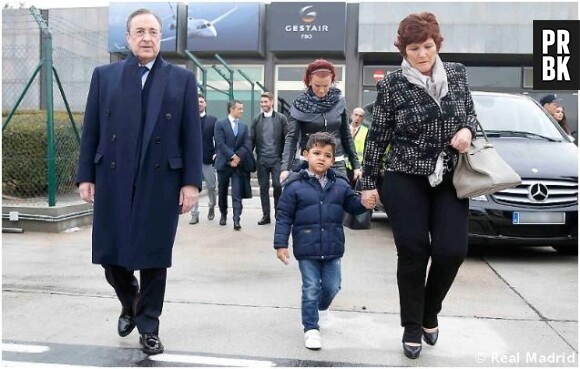 Cristiano Ronaldo : son fils Cristiano Ronaldo Junior s'envole pour Zurich, le 13 janvier 2014