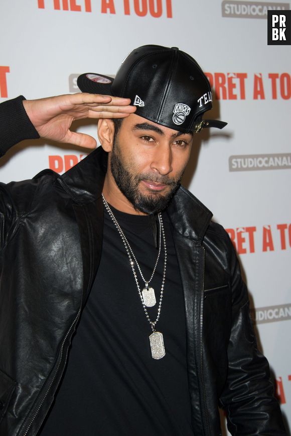 La Fouine à l'avant-première de Prêt à tout, le 13 janvier 2014 à Paris