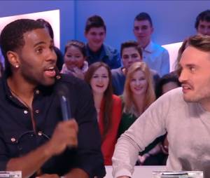 Jason Derulo : battle de danse avec La Ferme Jérôme dans le Grand Journal de Canal +, le 16 janvier 2014