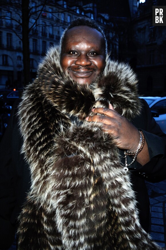 Magloire au défilé Billtornade pendant la Fashion Week automne-hiver 2014-2015 à Paris, le 18 janvier 2014